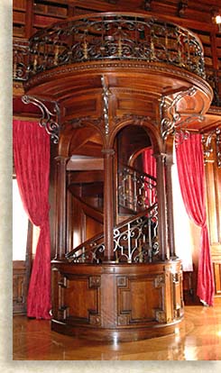 Library Staircase at Biltmore