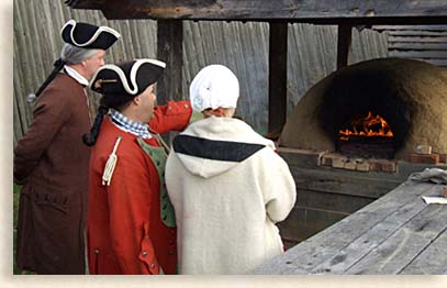 Preparing for Christmas Feast at Fort Loudoun