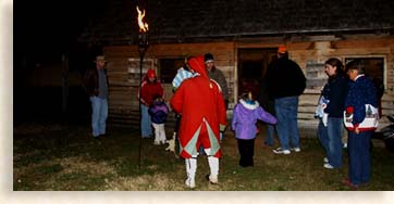 Gathering around the Flames of the barracks