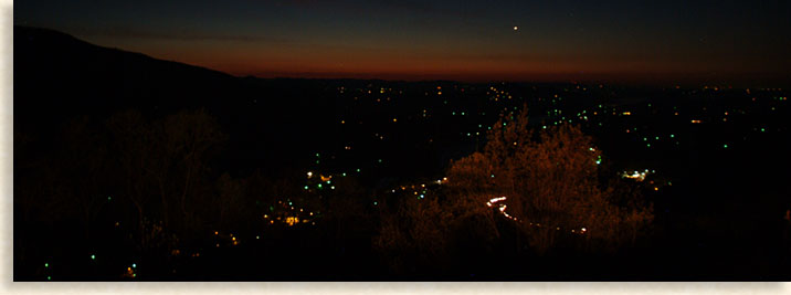 Sunrise at Chimney Rock at Chimney Rock State Park State Park