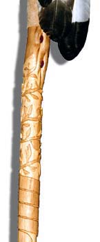 carved staff