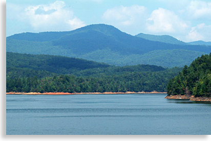 Hiwassee LAkes and Unicoi Mountains