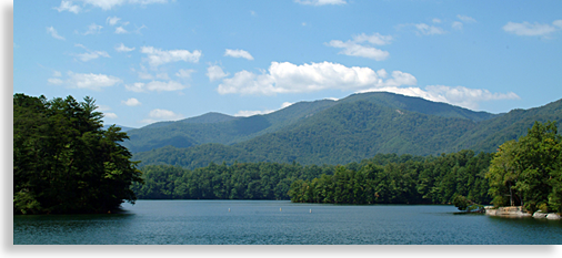 Santeetlah Lake in Robbinsville North Carolina