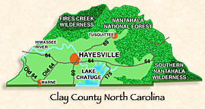 Clay County map