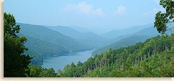 Lake Fontana in Western North Carolina