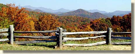 Fall overlook of Tate Valley