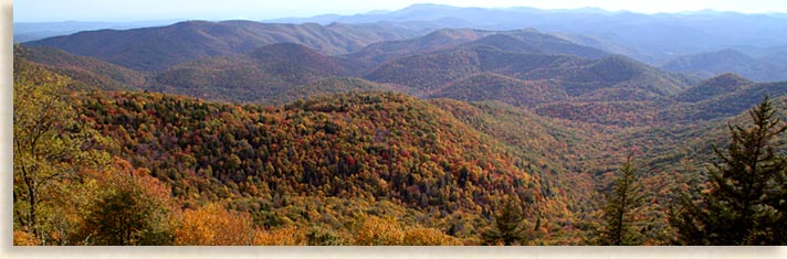 Blue Ridge Parkway in the Fall