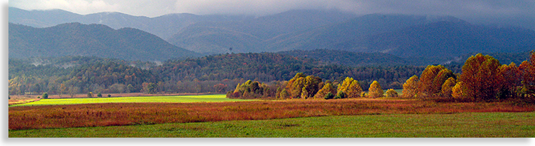 Cades Cove in the Smoky Mountains