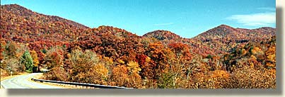 Top of the Nantahala Mountains