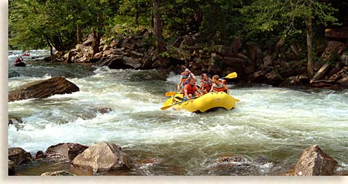 rafting on the Nantahala River