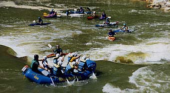 White water rafting