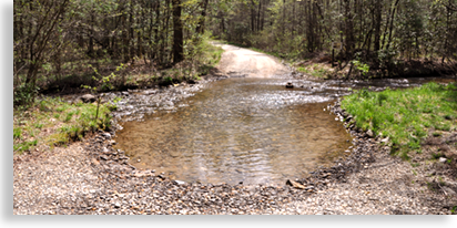 High Shoals Falls Scenic Area Entrance