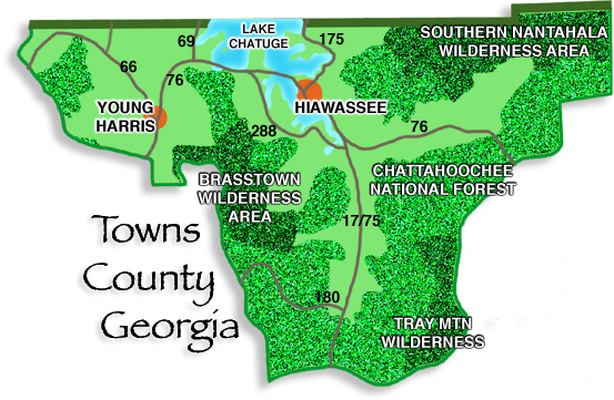 Hiawassee, Young Harris, Towns County, North Georgia Mountains