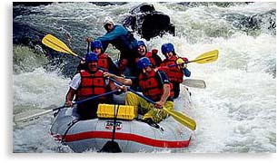 white water rafting